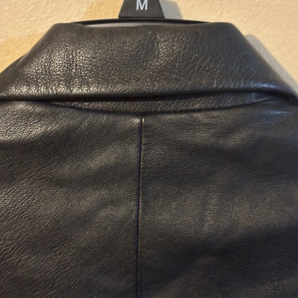 - Gap Vintage Soft Black Genuine Leather jacket size SMALL WOMEN - Picture 14 of 15